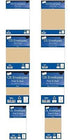 White Manila Envelopes DL 220mm x 110mm - 50 Pack TA4674